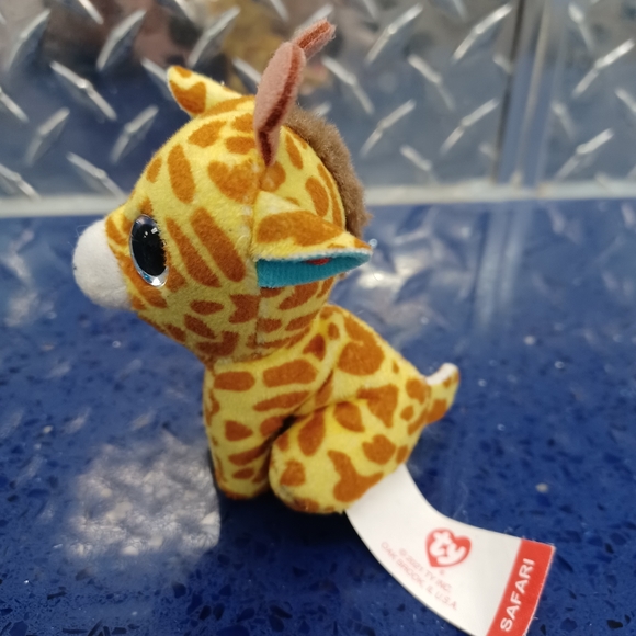 ✓TY McDonald's Teenie Beanie Boo - SAFARI the Giraffe (Africa)(2021) 3 inches - Picture 6 of 13